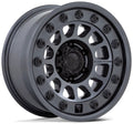Black Rhino Outback 17x8 Matte Gunmetal complete wheel and tire package for Mercedes-Benz Sprinter 2500