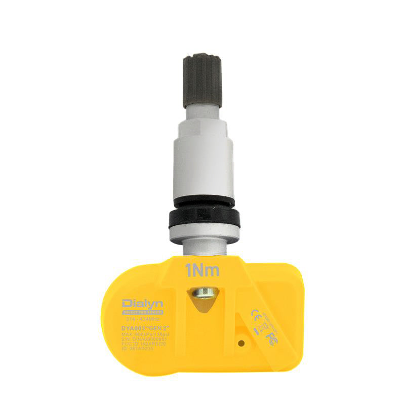 Dialyn DYA002 clamp-in TPMS sensor included in complete package