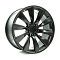 OE+ TL02 Matt Black complete wheel and tire package for Tesla Model Y