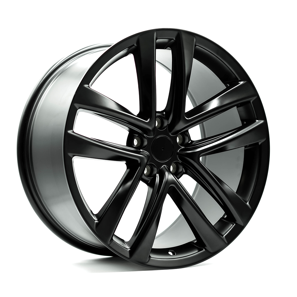 OE+ TL06 Matt Black complete wheel and tire package for Tesla Model Y