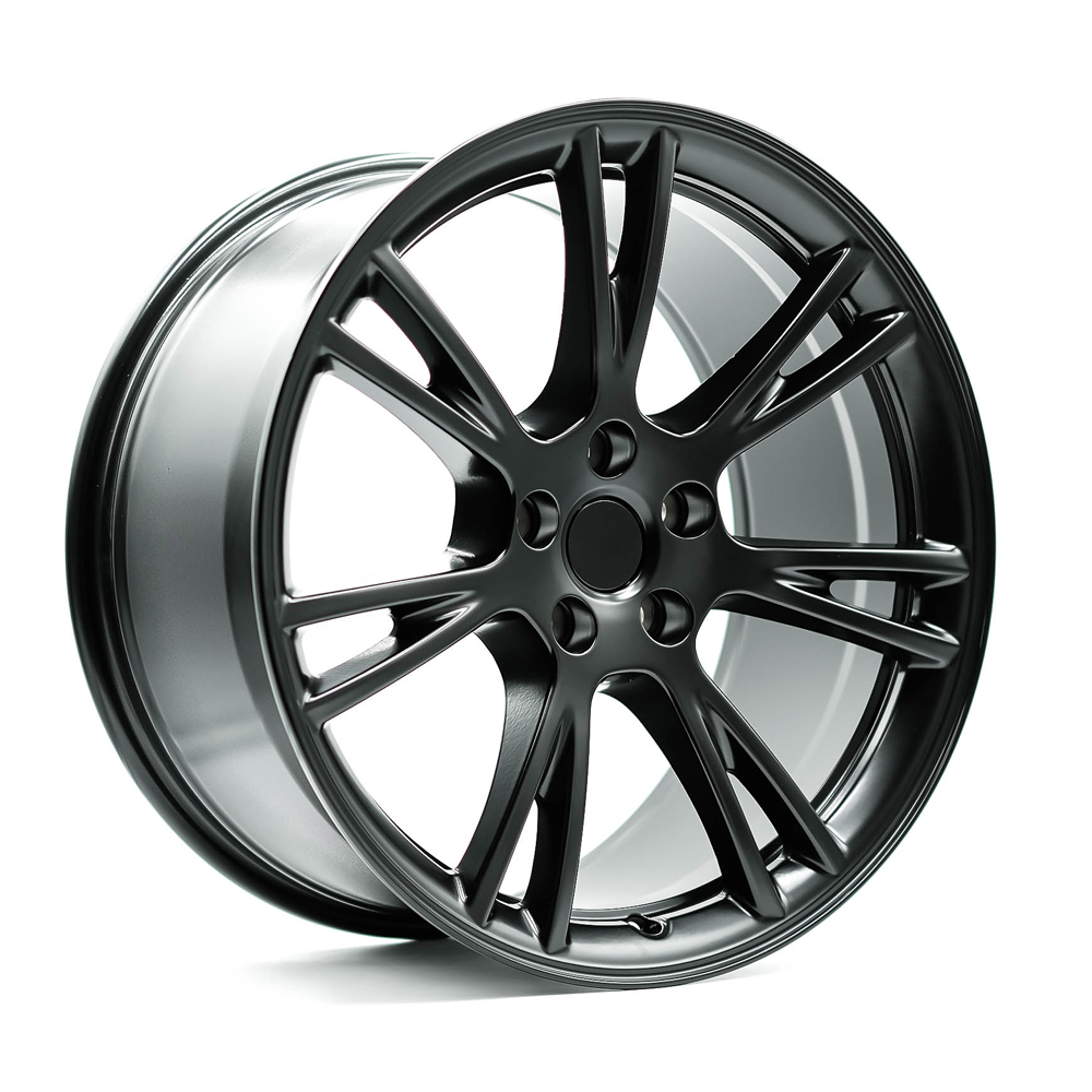 OE+ TL08 Matt Black complete wheel and tire package for Tesla Model Y
